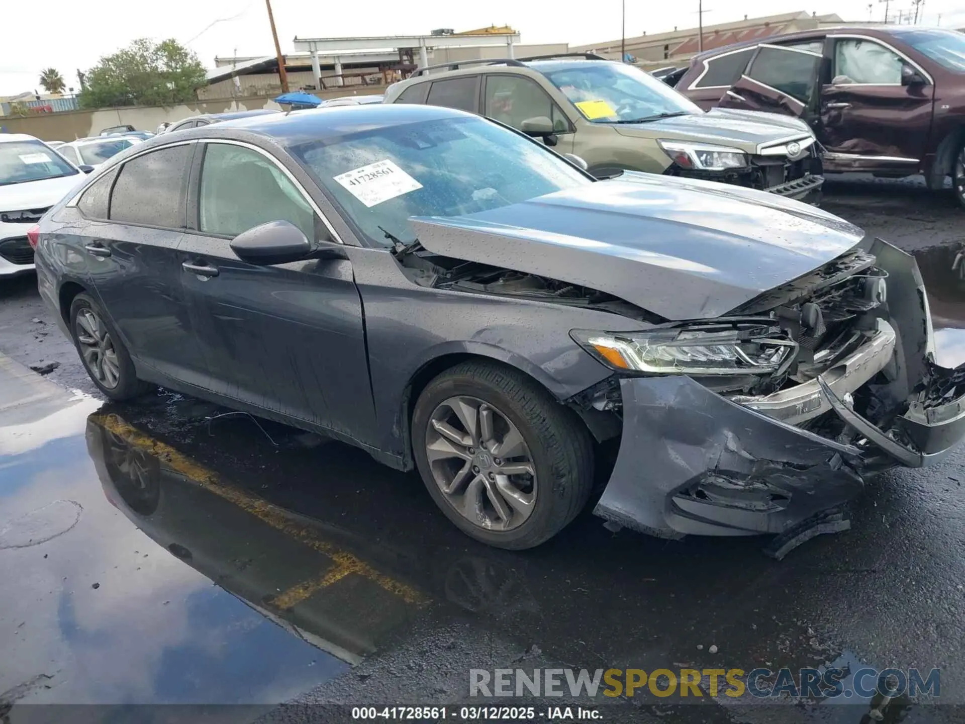 1 Photograph of a damaged car 1HGCV1F1XKA019657 HONDA ACCORD 2019