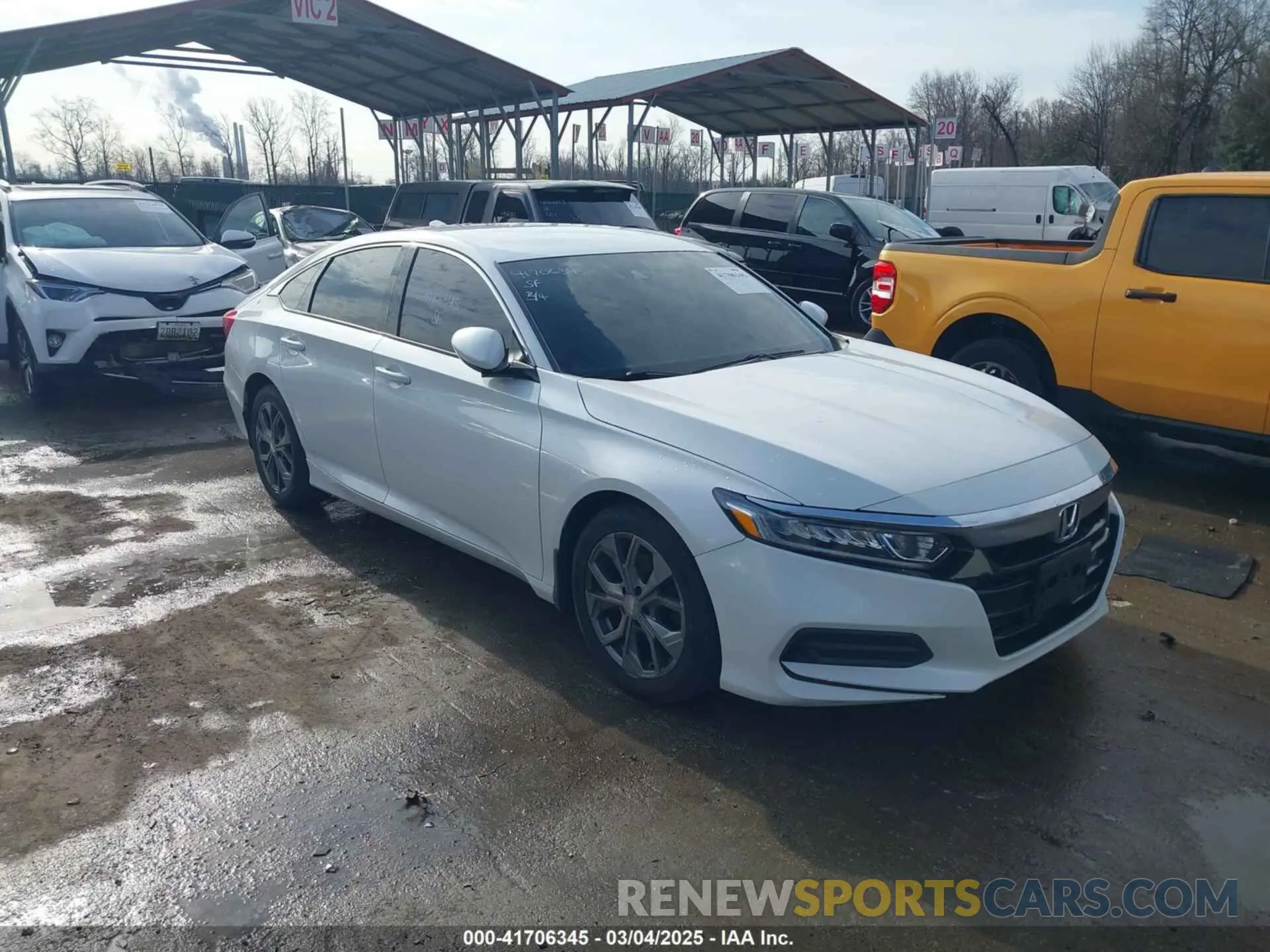 1 Photograph of a damaged car 1HGCV1F1XKA058832 HONDA ACCORD 2019
