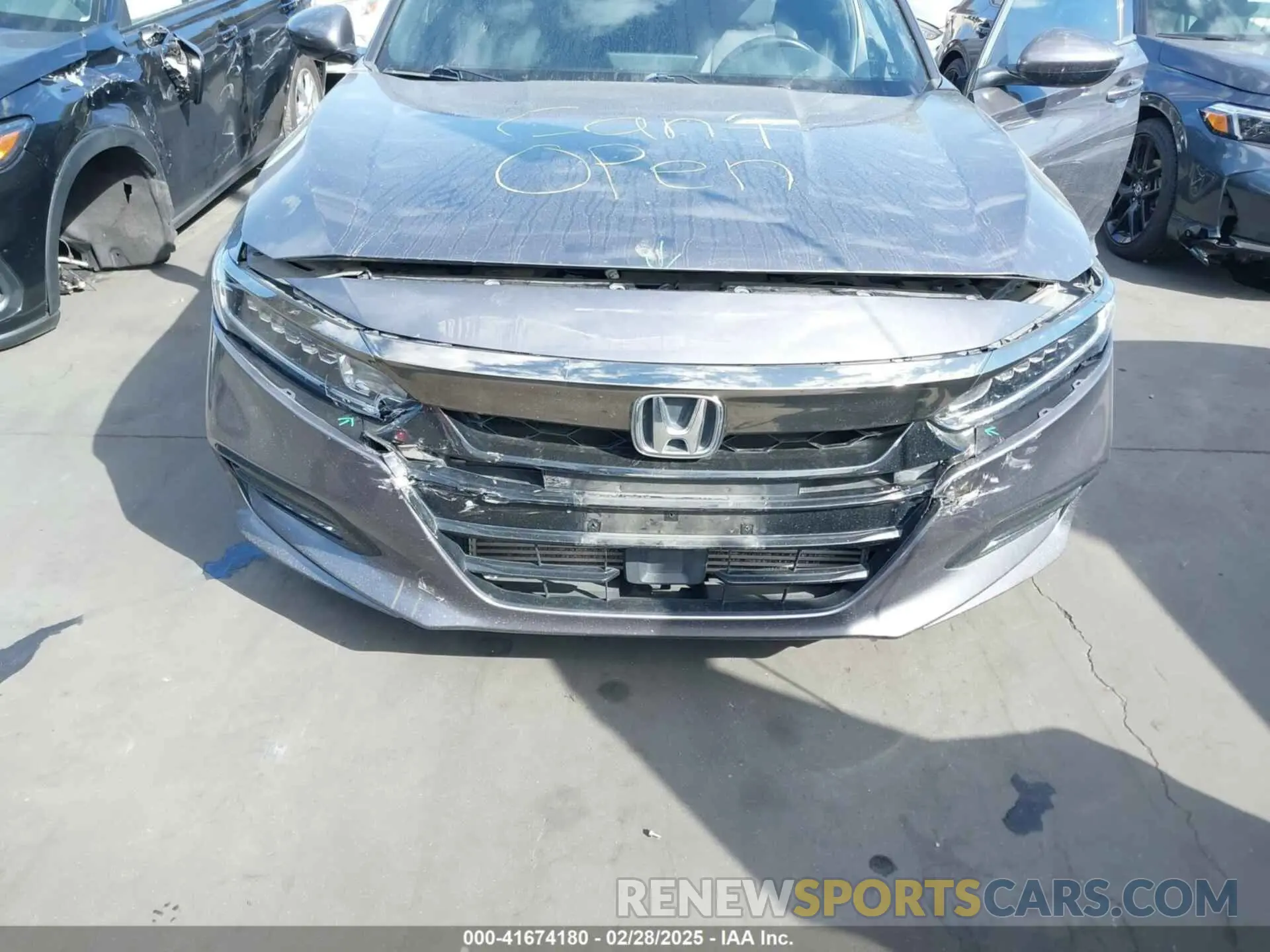 6 Photograph of a damaged car 1HGCV1F30KA123205 HONDA ACCORD 2019