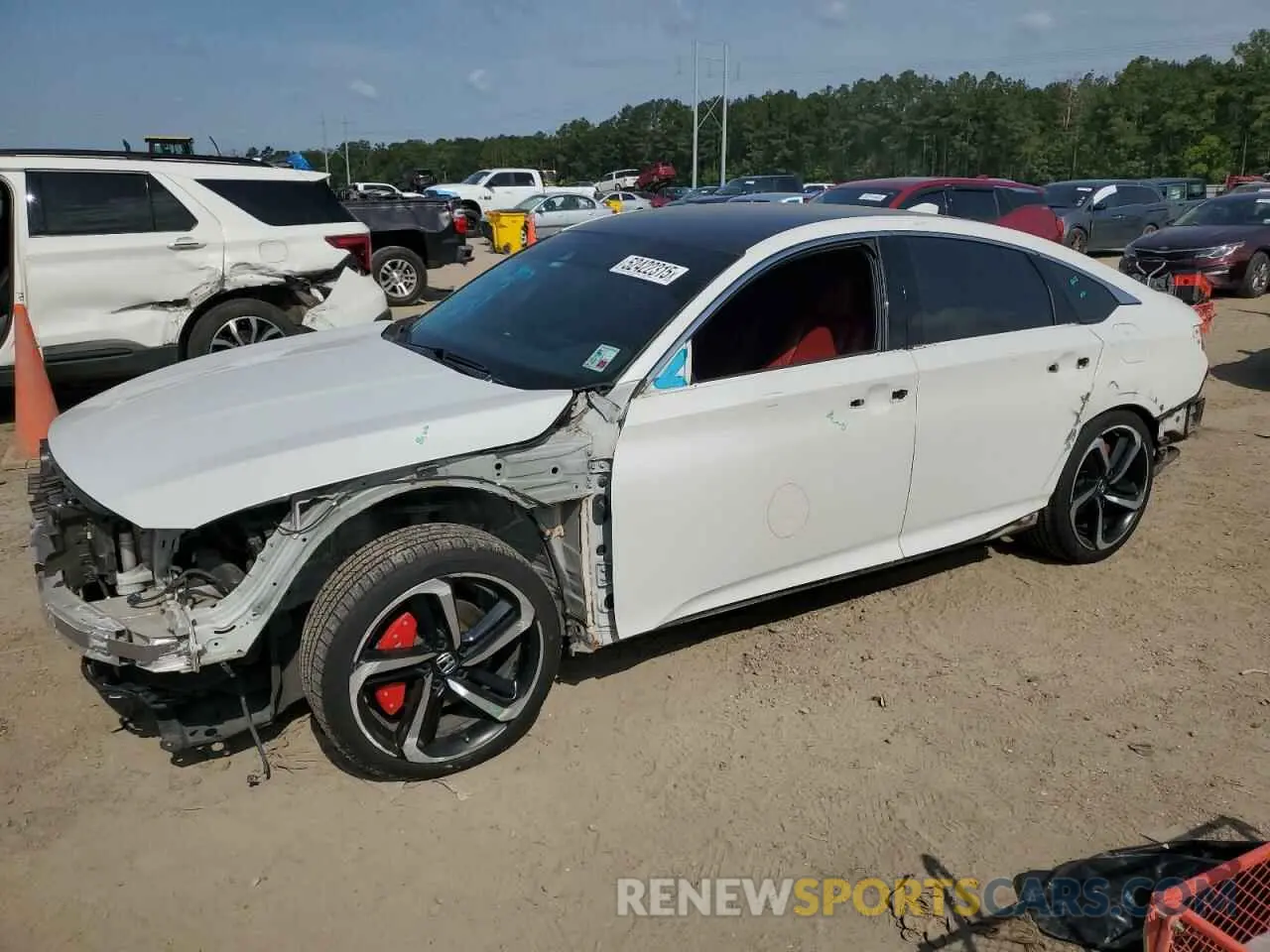 1 Photograph of a damaged car 1HGCV1F30KA173425 HONDA ACCORD 2019