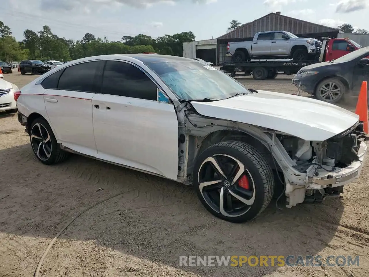 4 Photograph of a damaged car 1HGCV1F30KA173425 HONDA ACCORD 2019