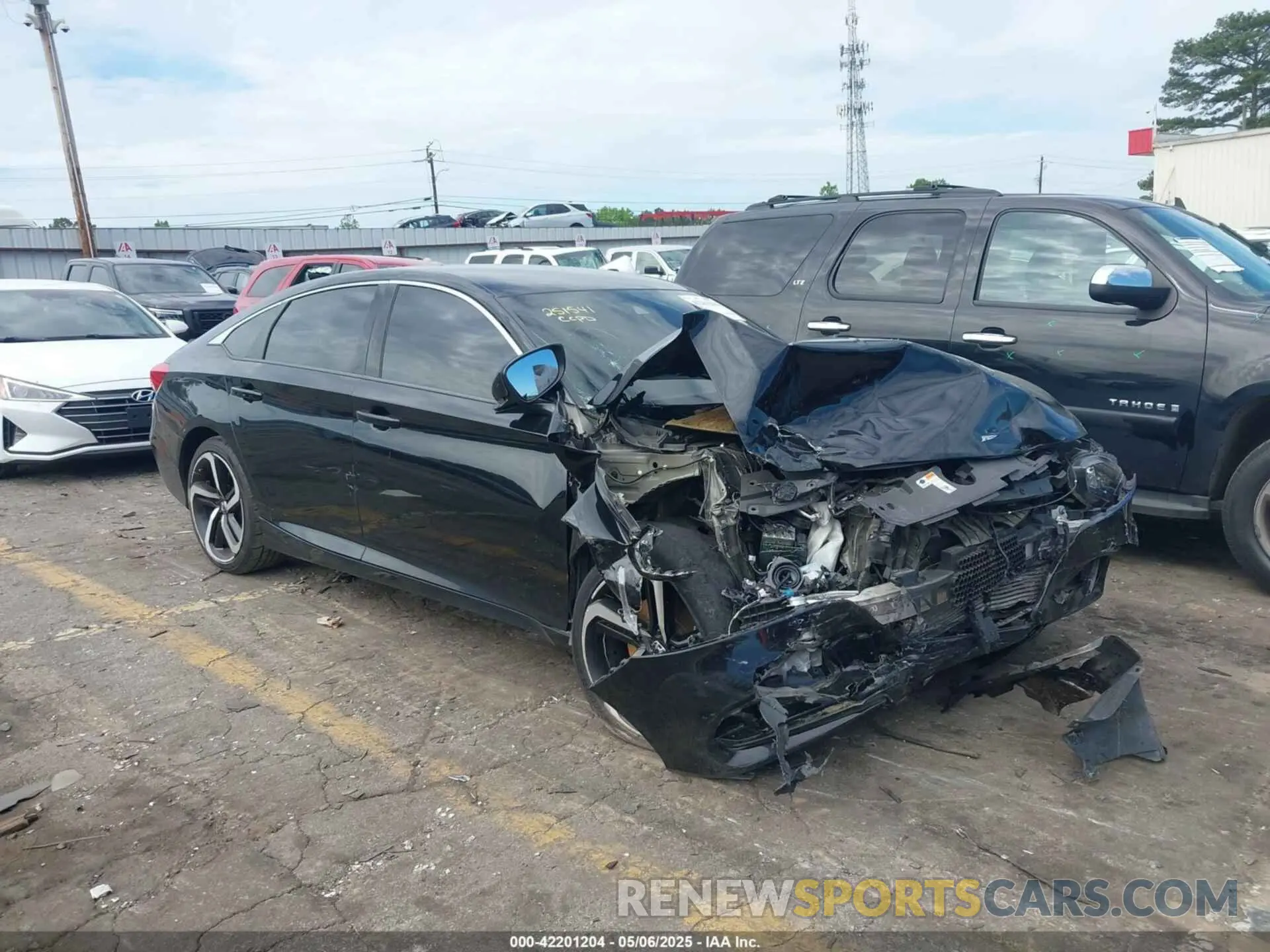 1 Photograph of a damaged car 1HGCV1F30KA177426 HONDA ACCORD 2019