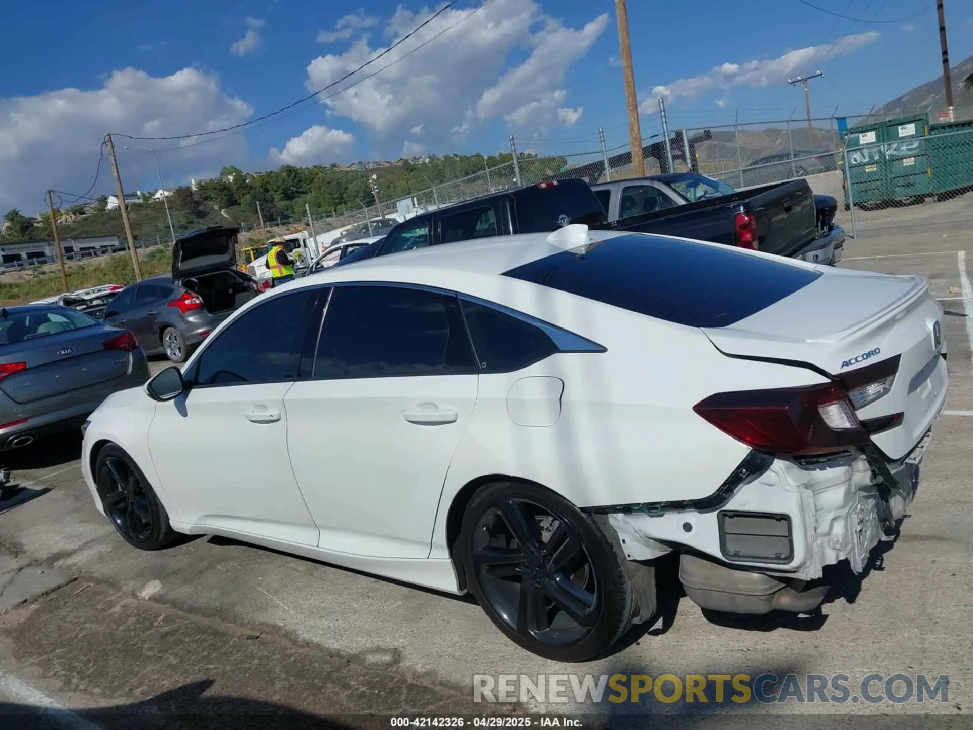14 Photograph of a damaged car 1HGCV1F31KA055285 HONDA ACCORD 2019
