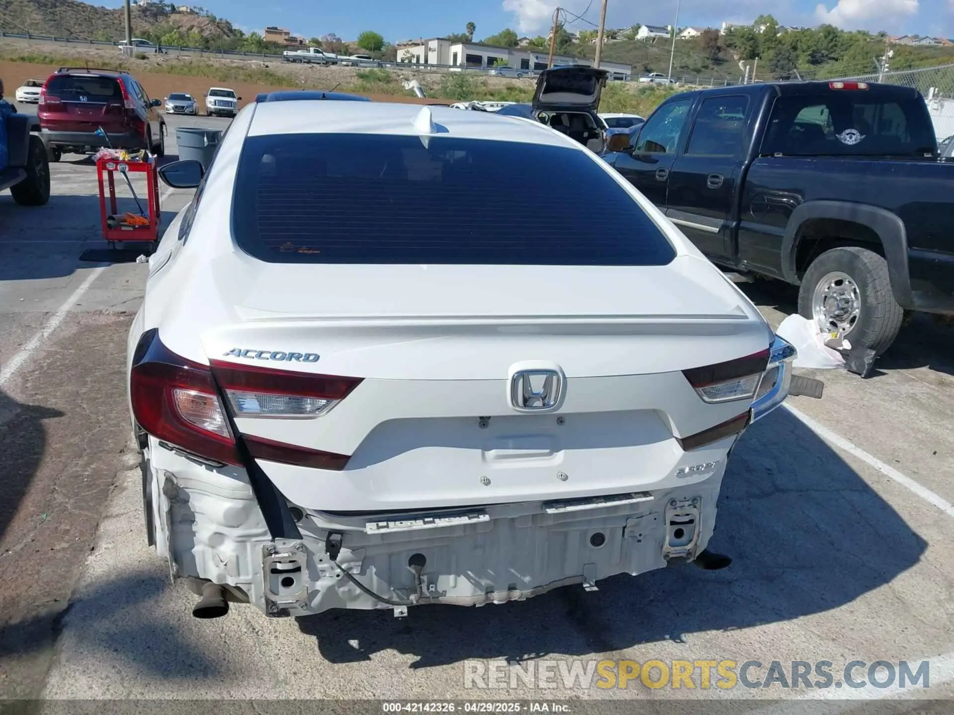16 Photograph of a damaged car 1HGCV1F31KA055285 HONDA ACCORD 2019