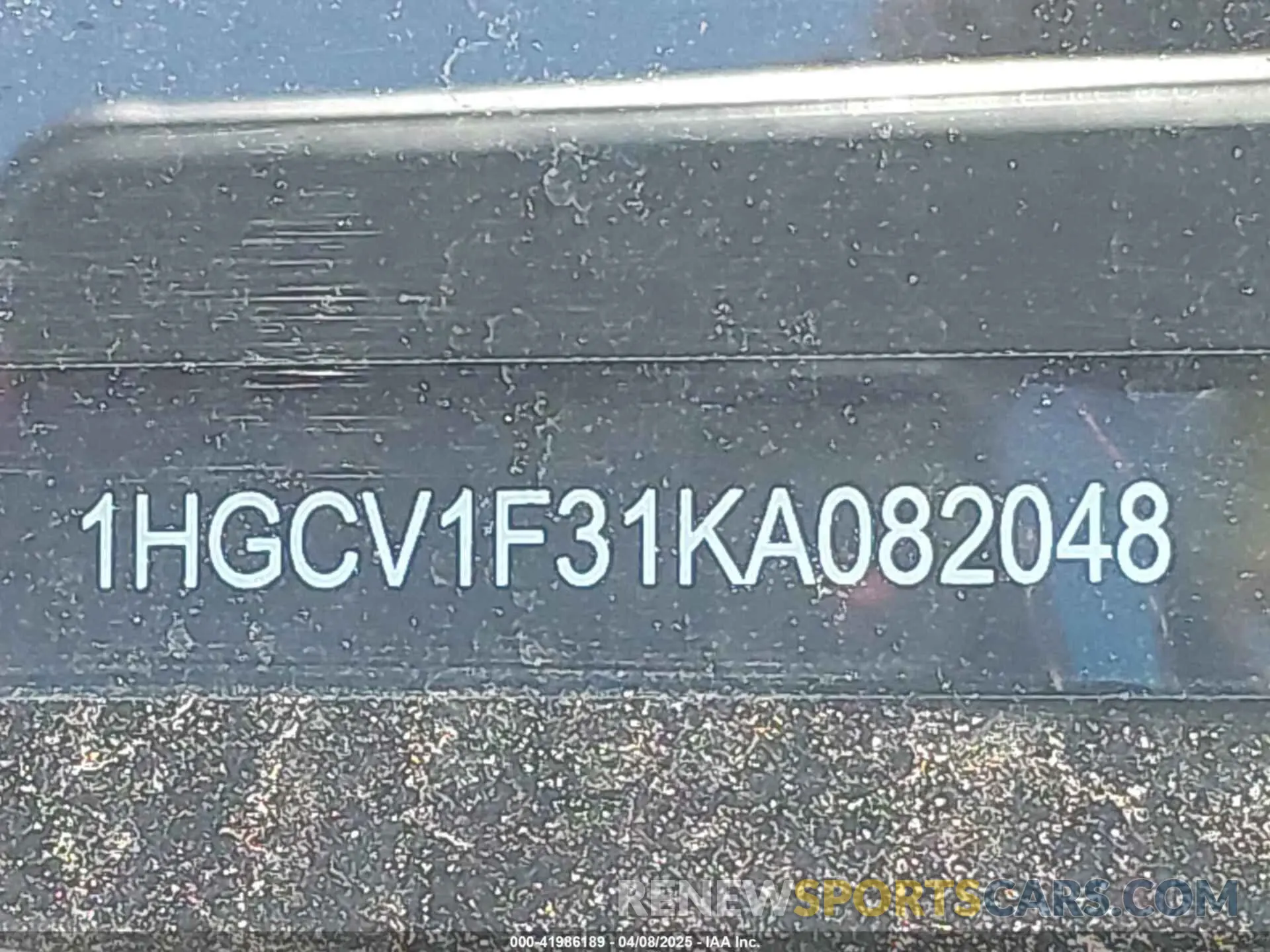 9 Фотография поврежденного автомобиля 1HGCV1F31KA082048 HONDA ACCORD 2019