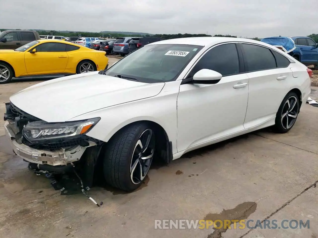 1 Photograph of a damaged car 1HGCV1F32KA147666 HONDA ACCORD 2019