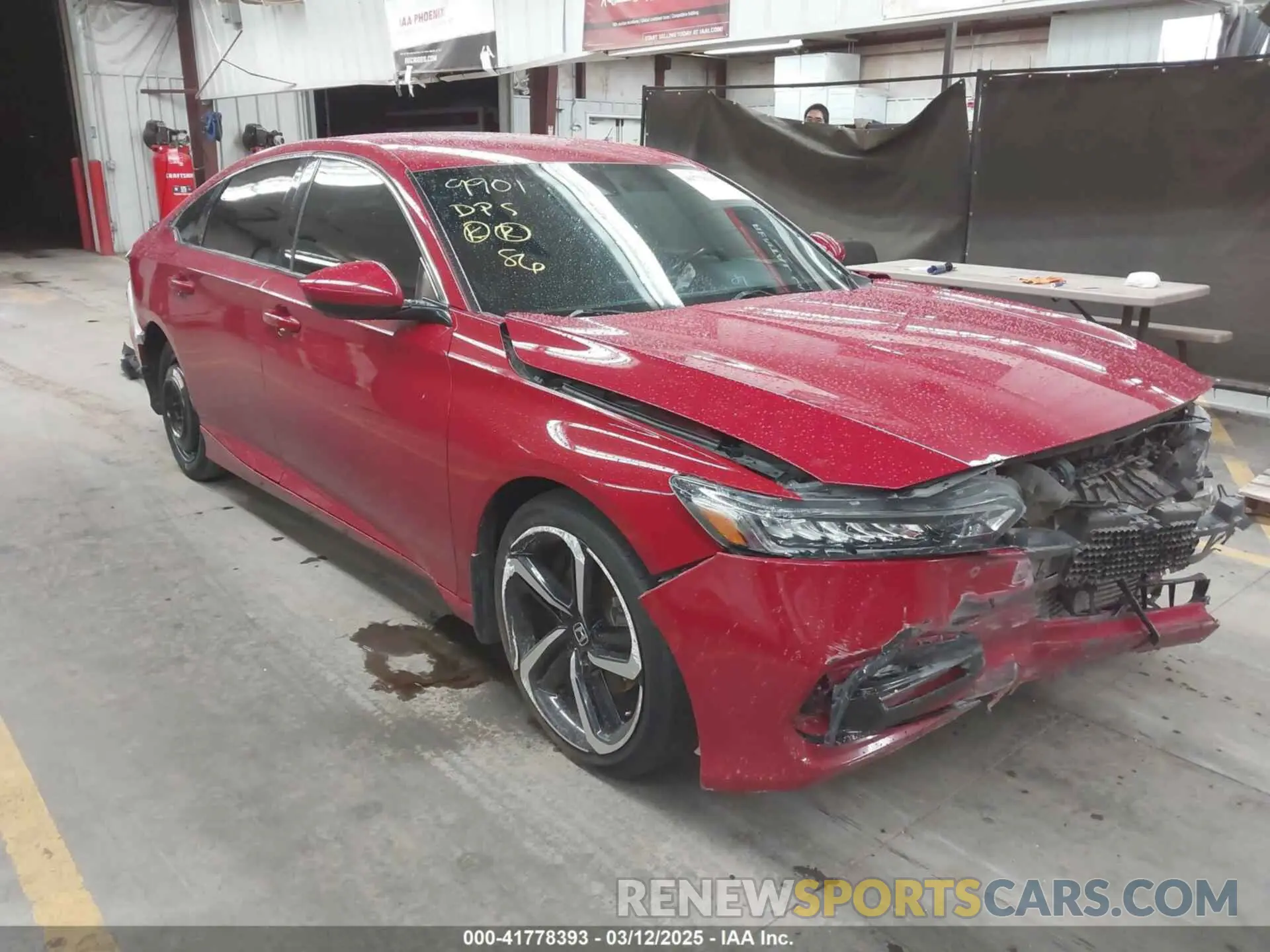 1 Фотография поврежденного автомобиля 1HGCV1F32KA165617 HONDA ACCORD 2019
