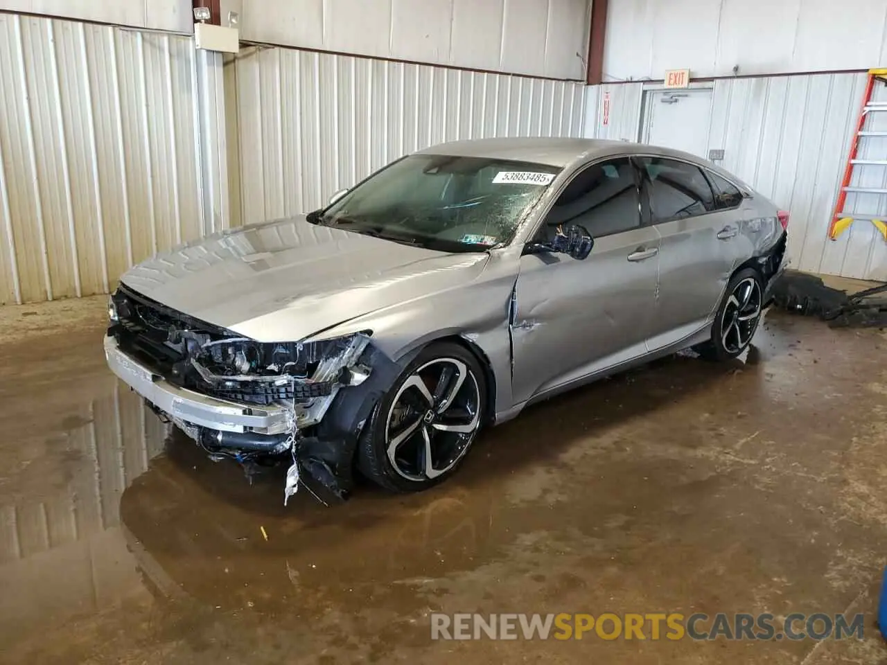 1 Фотография поврежденного автомобиля 1HGCV1F32KA172843 HONDA ACCORD 2019