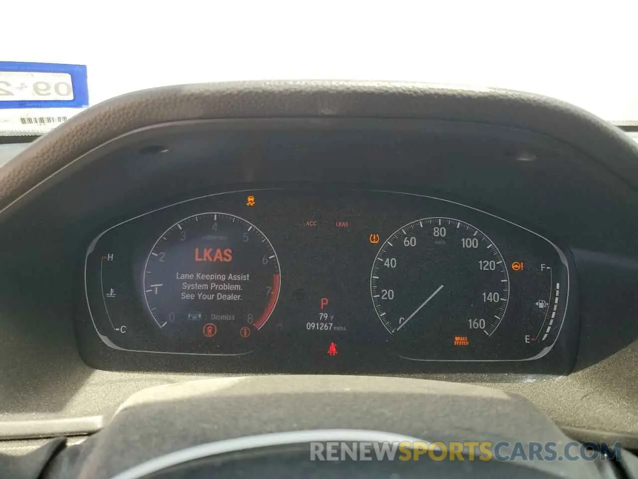 9 Photograph of a damaged car 1HGCV1F33KA098252 HONDA ACCORD 2019