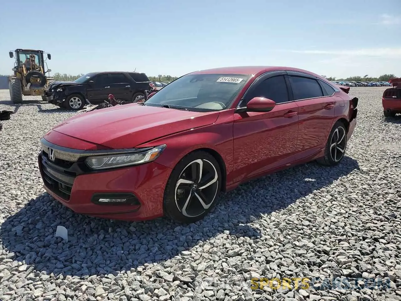 1 Photograph of a damaged car 1HGCV1F33KA127085 HONDA ACCORD 2019