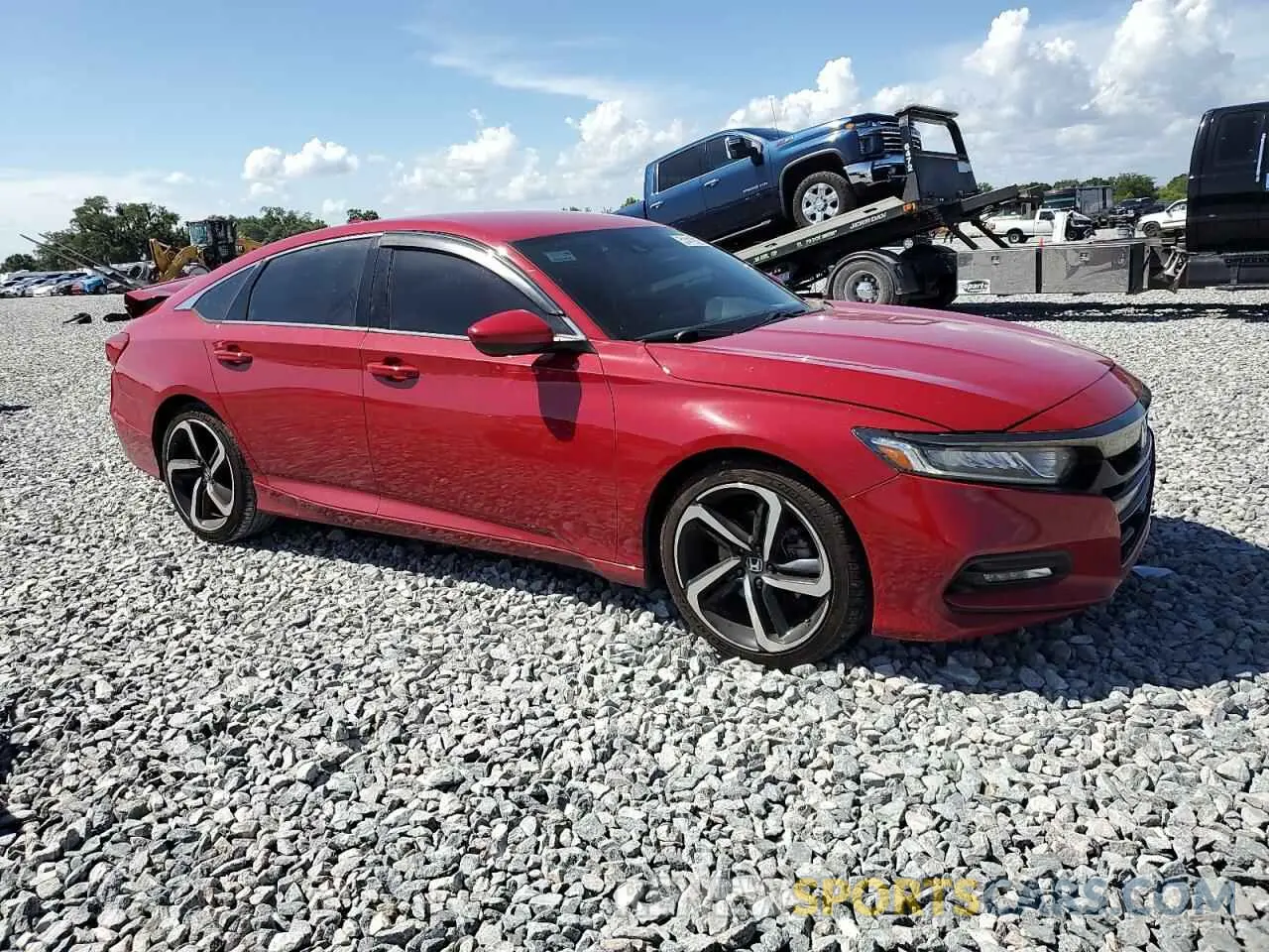 4 Photograph of a damaged car 1HGCV1F33KA127085 HONDA ACCORD 2019