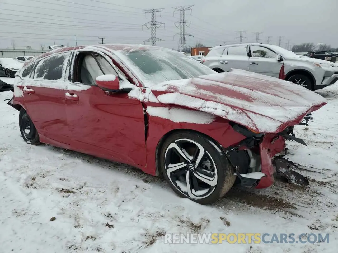 4 Фотография поврежденного автомобиля 1HGCV1F33KA129841 HONDA ACCORD 2019