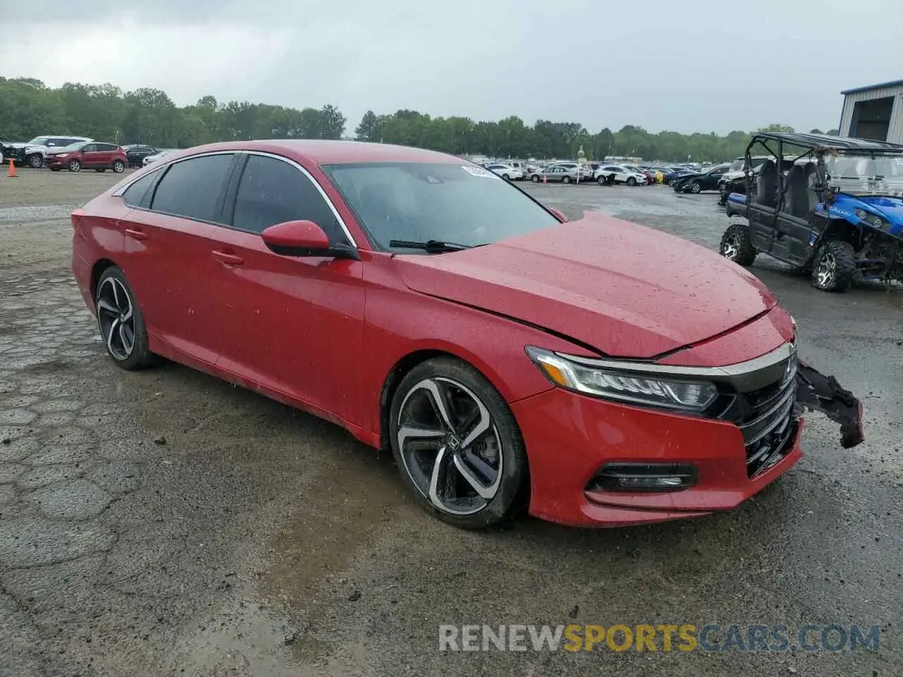 4 Photograph of a damaged car 1HGCV1F33KA145375 HONDA ACCORD 2019