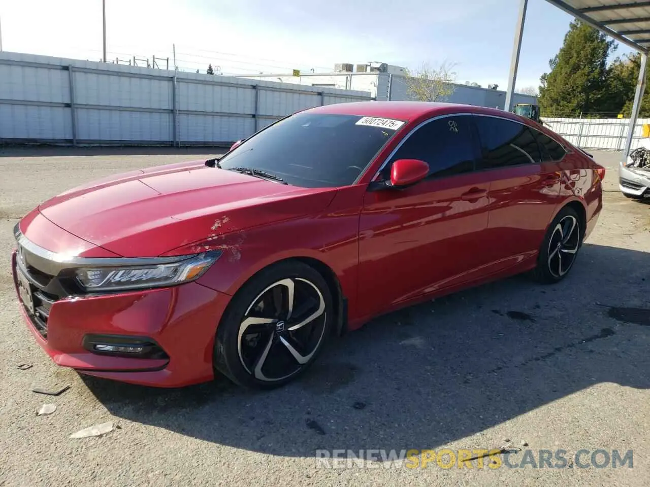 1 Photograph of a damaged car 1HGCV1F33KA165481 HONDA ACCORD 2019