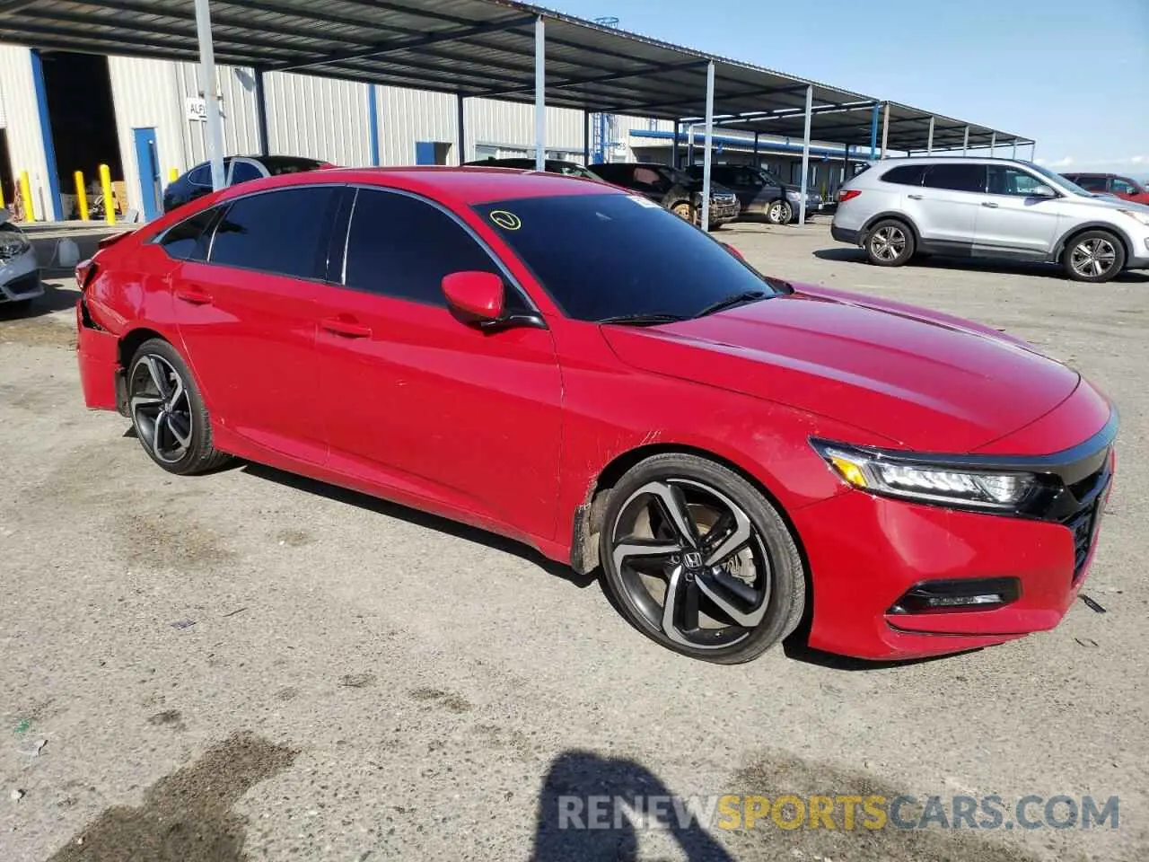 4 Photograph of a damaged car 1HGCV1F33KA165481 HONDA ACCORD 2019