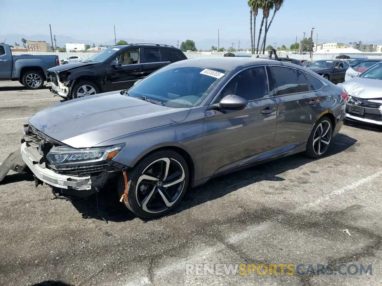1 Photograph of a damaged car 1HGCV1F34KA033619 HONDA ACCORD 2019