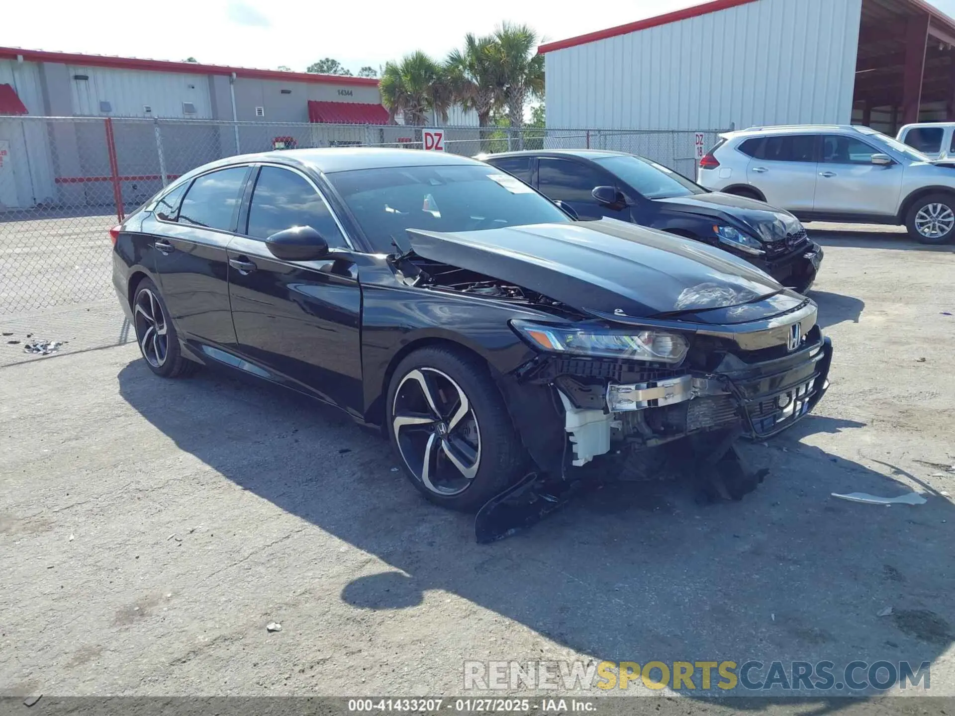 1 Photograph of a damaged car 1HGCV1F34KA072372 HONDA ACCORD 2019