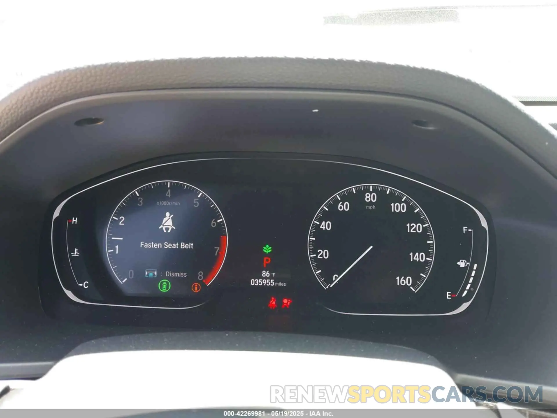 7 Фотография поврежденного автомобиля 1HGCV1F34KA075112 HONDA ACCORD 2019