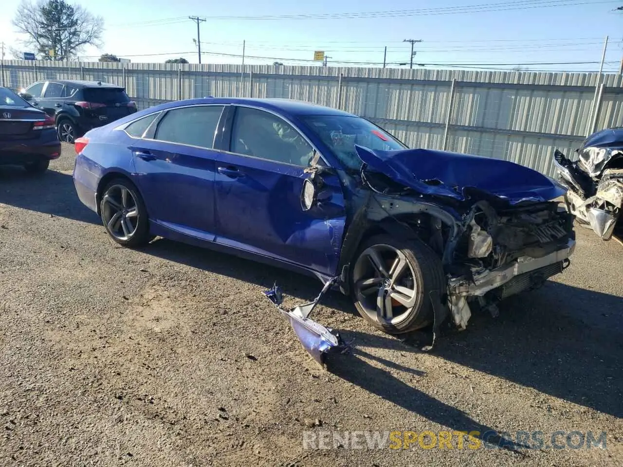4 Photograph of a damaged car 1HGCV1F34KA083047 HONDA ACCORD 2019