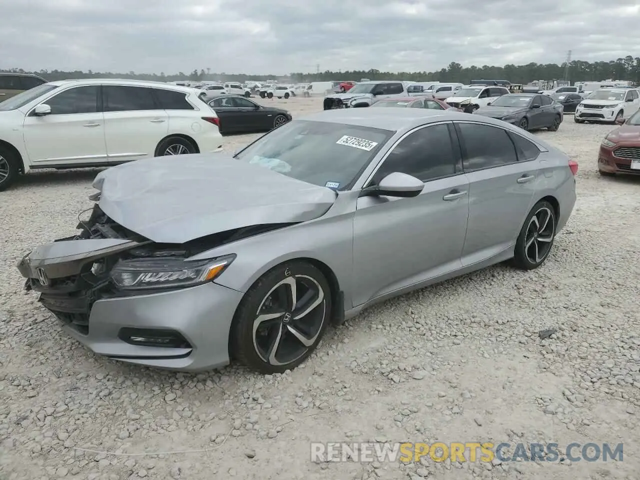 1 Photograph of a damaged car 1HGCV1F34KA089091 HONDA ACCORD 2019