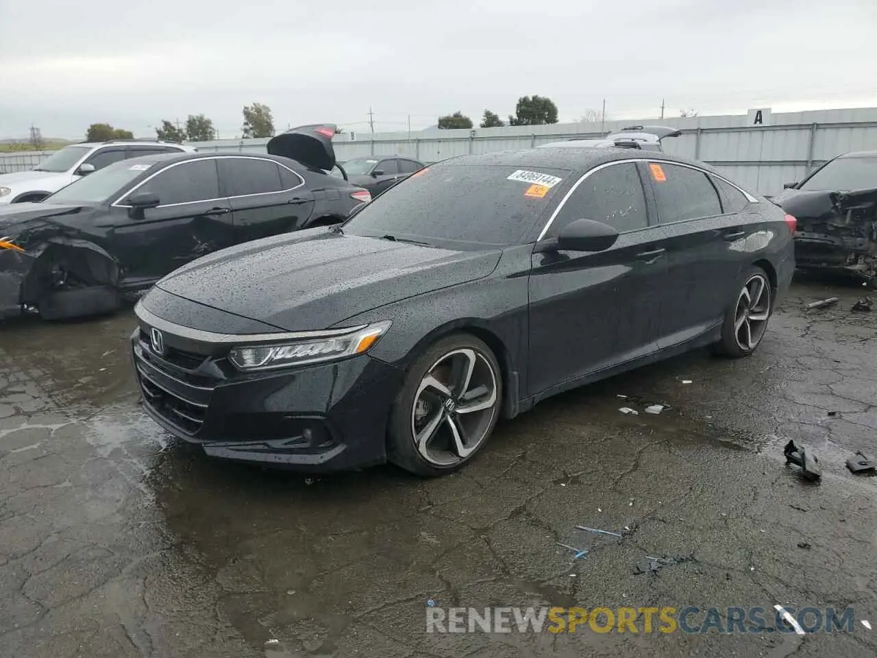 1 Photograph of a damaged car 1HGCV1F35KA045813 HONDA ACCORD 2019