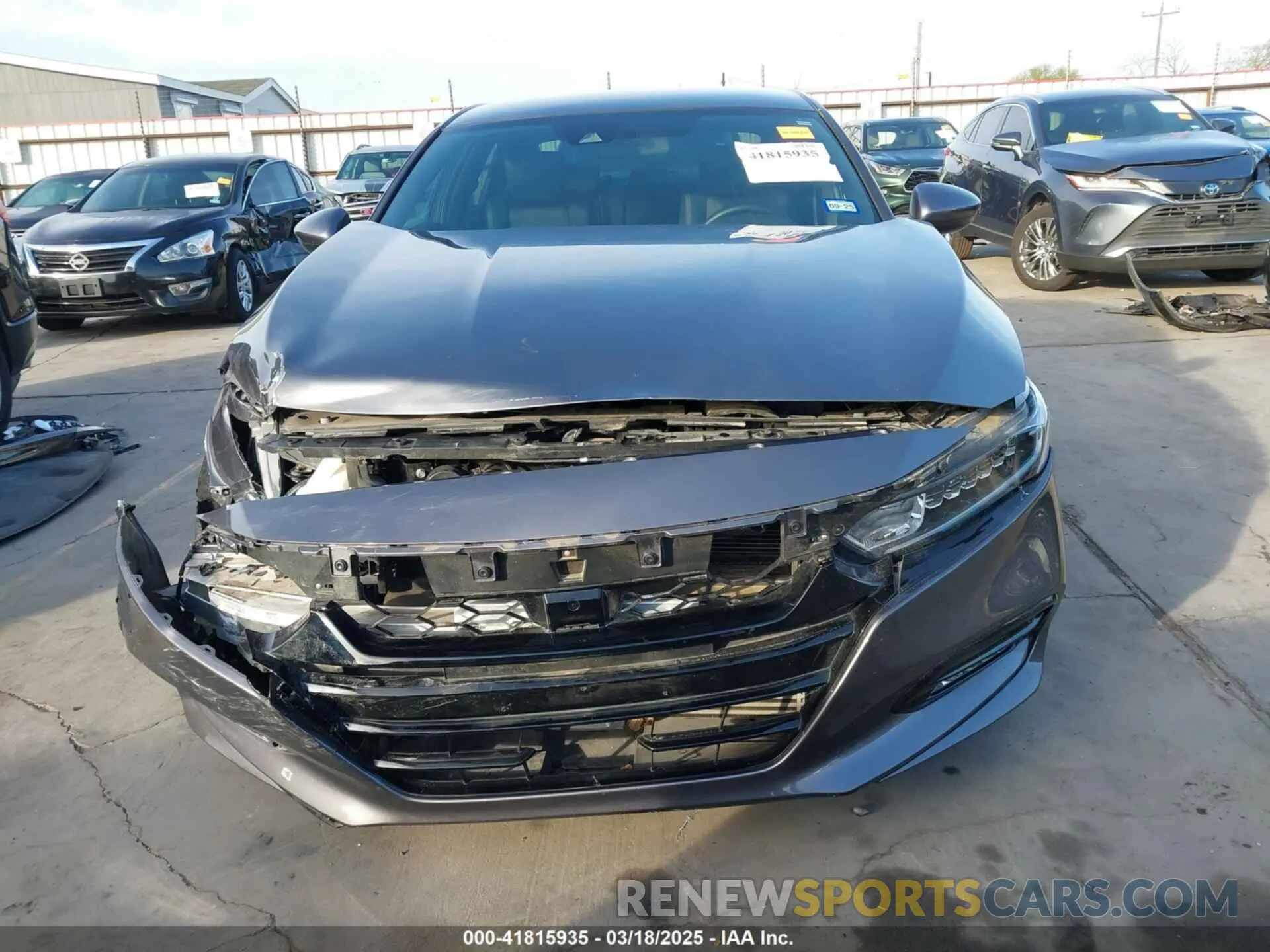 6 Photograph of a damaged car 1HGCV1F35KA092419 HONDA ACCORD 2019