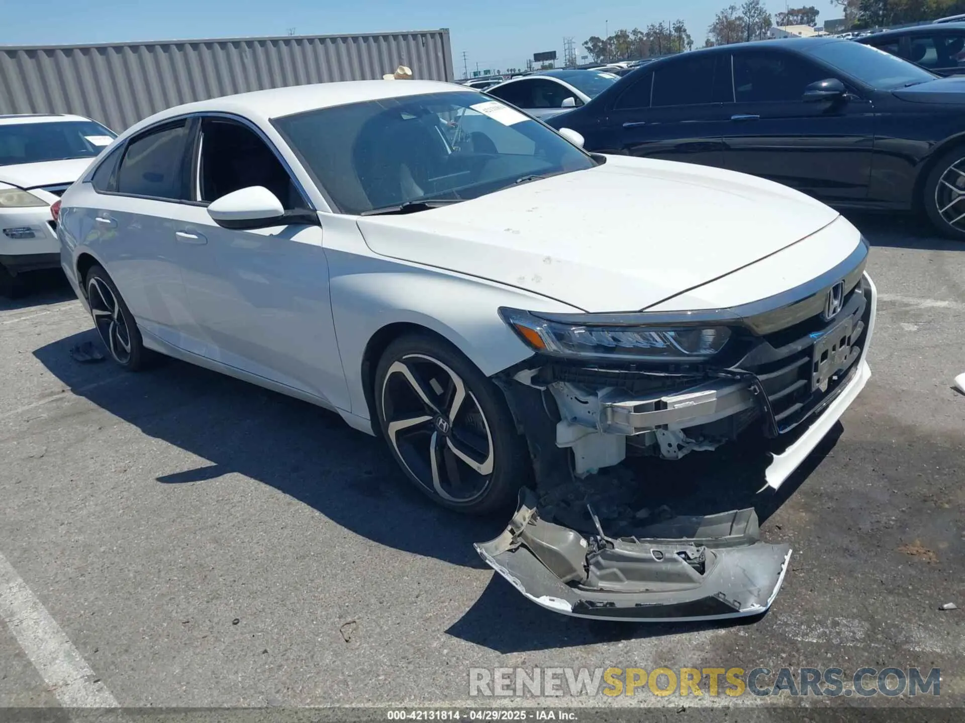 1 Photograph of a damaged car 1HGCV1F35KA107033 HONDA ACCORD 2019