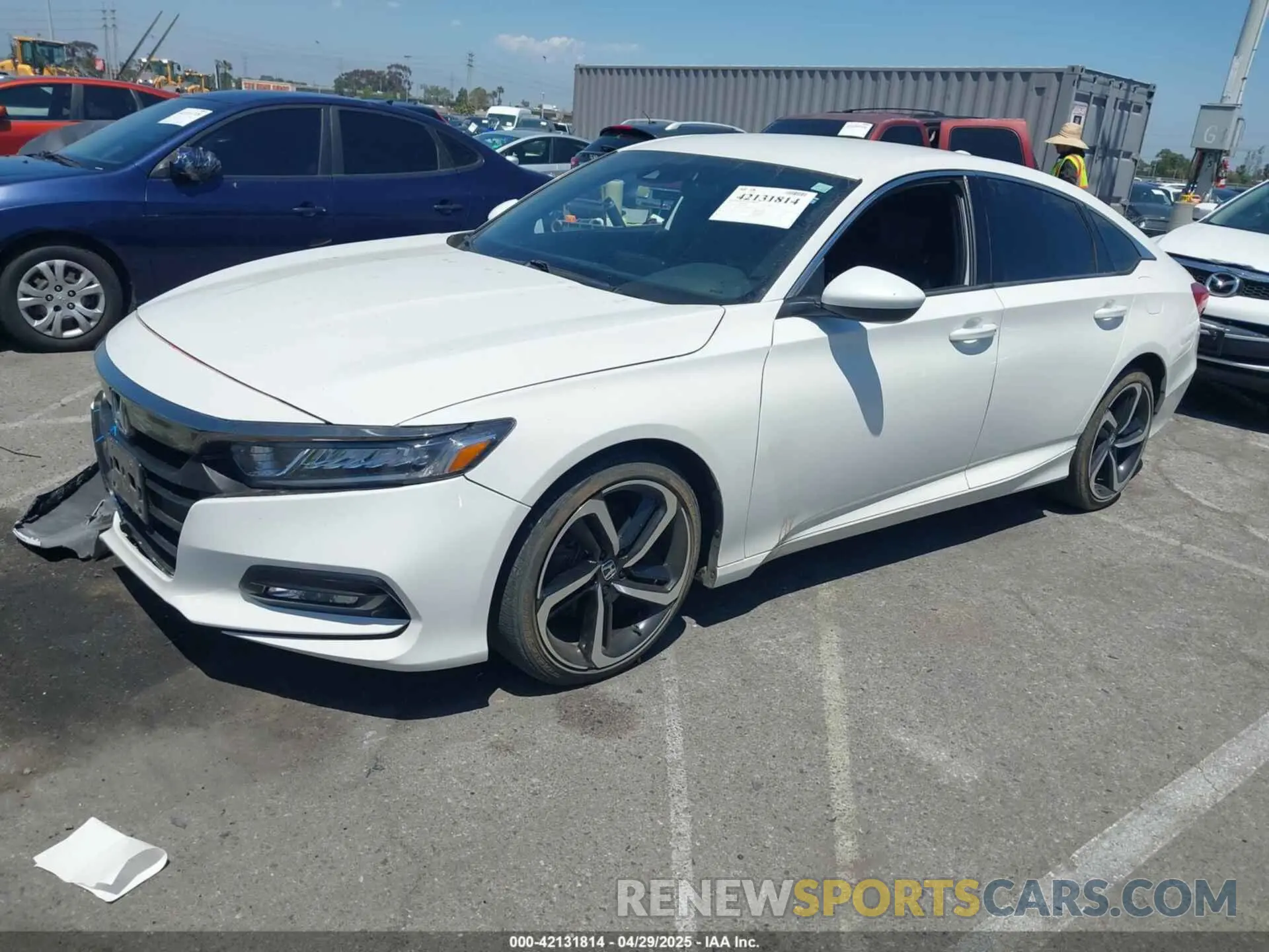 2 Photograph of a damaged car 1HGCV1F35KA107033 HONDA ACCORD 2019