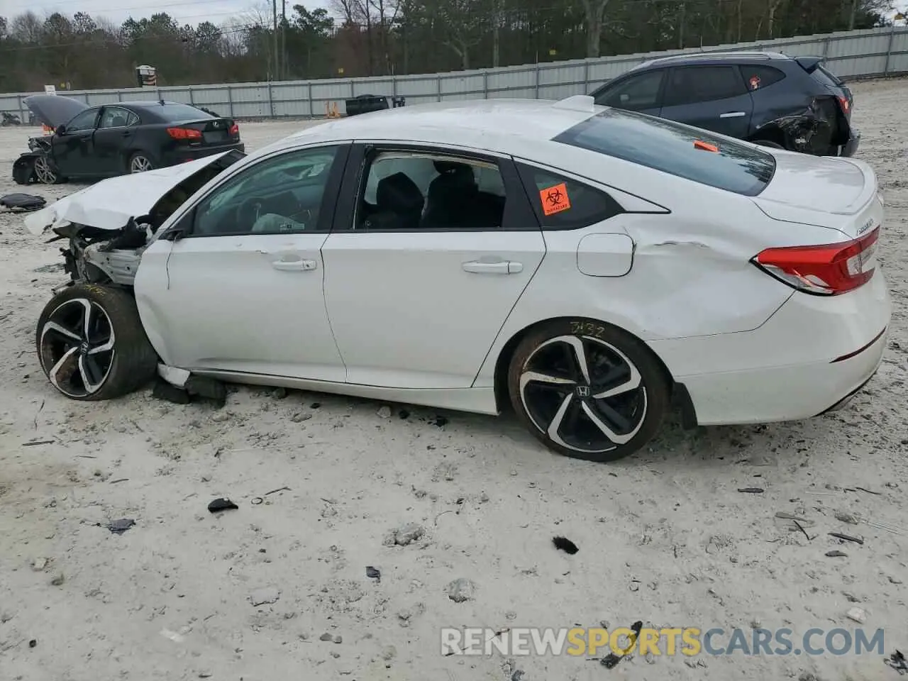 2 Photograph of a damaged car 1HGCV1F35KA107520 HONDA ACCORD 2019