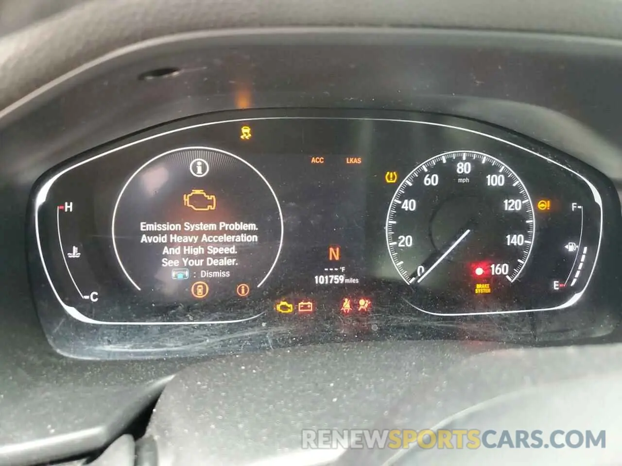 9 Photograph of a damaged car 1HGCV1F35KA107520 HONDA ACCORD 2019
