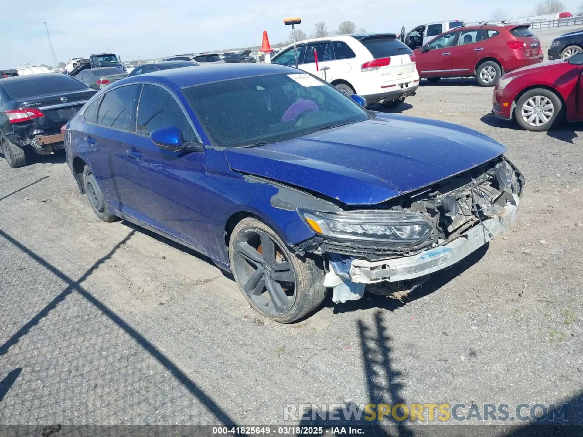 1 Photograph of a damaged car 1HGCV1F35KA123698 HONDA ACCORD 2019
