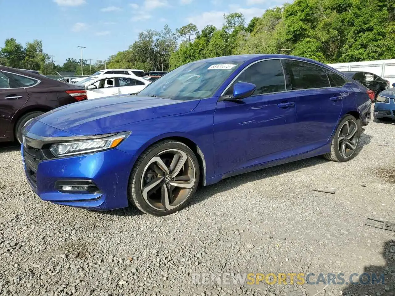 1 Photograph of a damaged car 1HGCV1F36KA127307 HONDA ACCORD 2019
