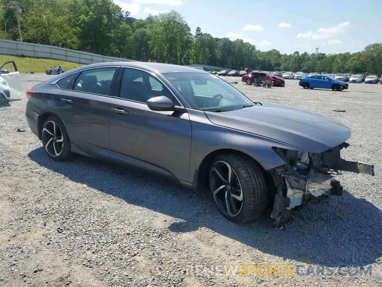 4 Photograph of a damaged car 1HGCV1F37KA153348 HONDA ACCORD 2019