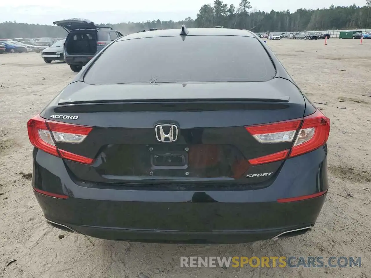 6 Photograph of a damaged car 1HGCV1F37KA164320 HONDA ACCORD 2019