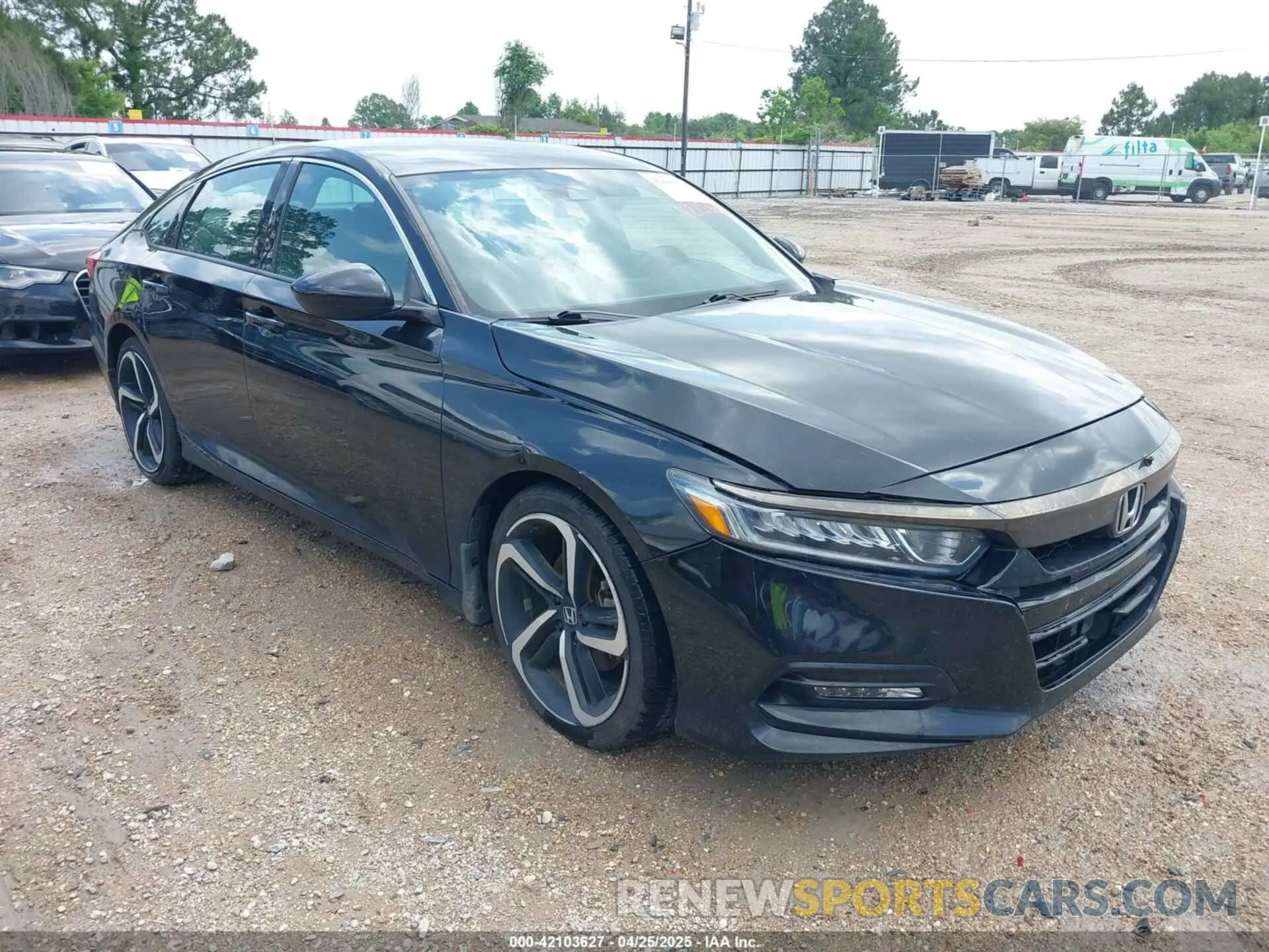 1 Photograph of a damaged car 1HGCV1F37KA177648 HONDA ACCORD 2019