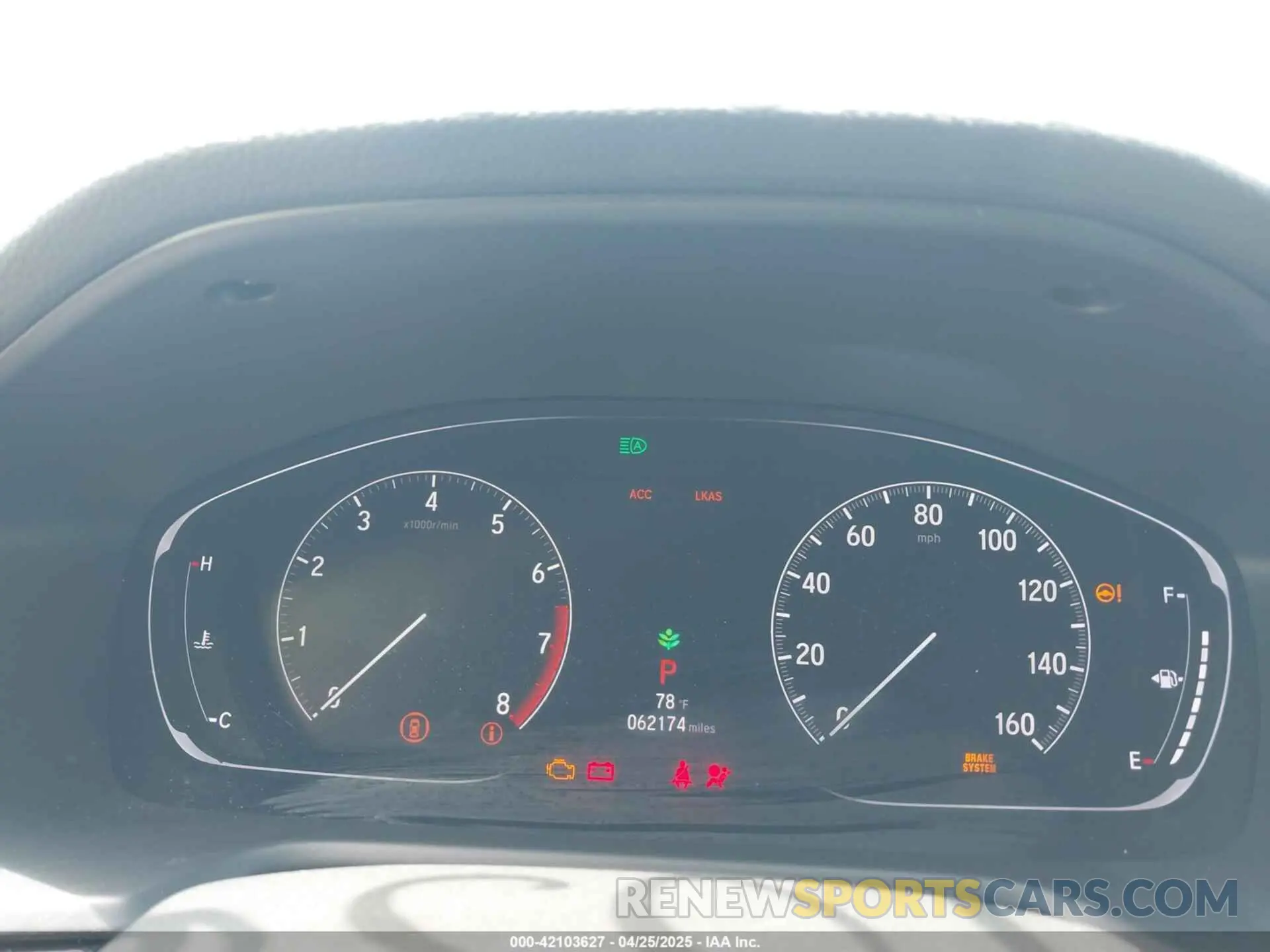 7 Photograph of a damaged car 1HGCV1F37KA177648 HONDA ACCORD 2019