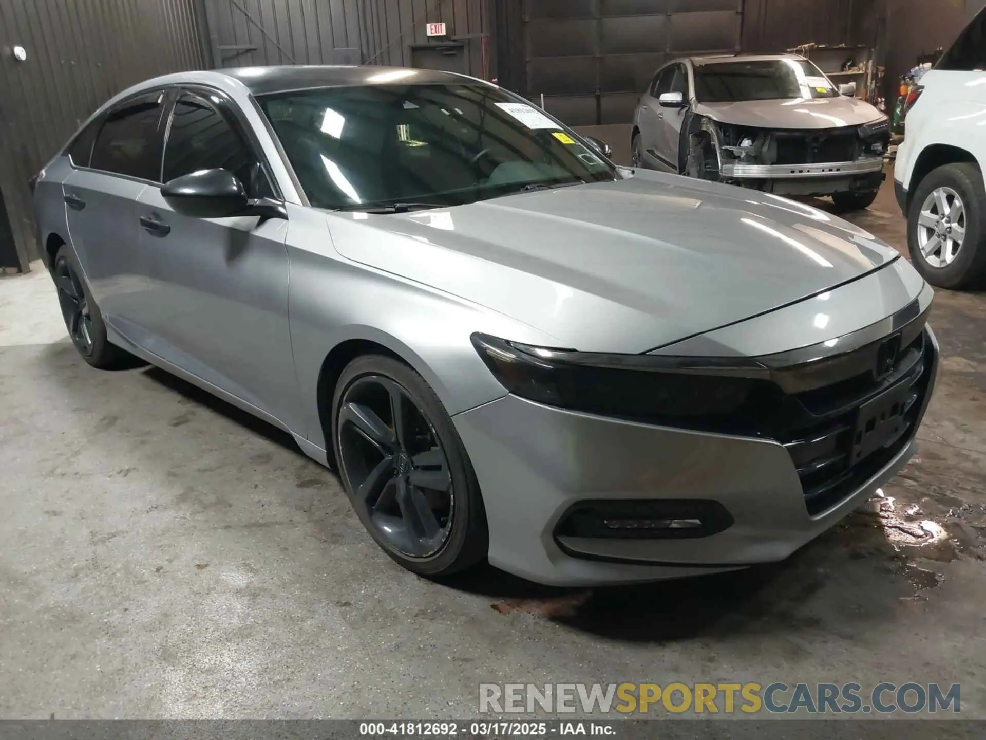 1 Photograph of a damaged car 1HGCV1F38KA145503 HONDA ACCORD 2019