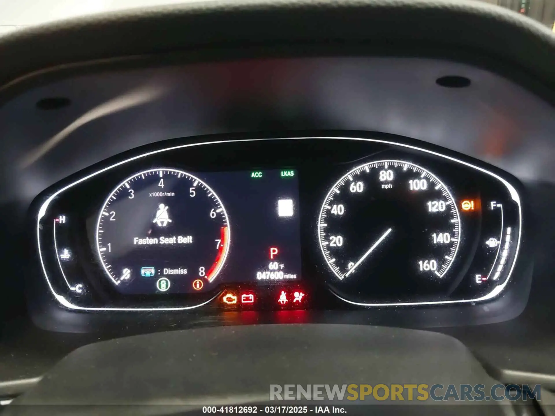7 Photograph of a damaged car 1HGCV1F38KA145503 HONDA ACCORD 2019