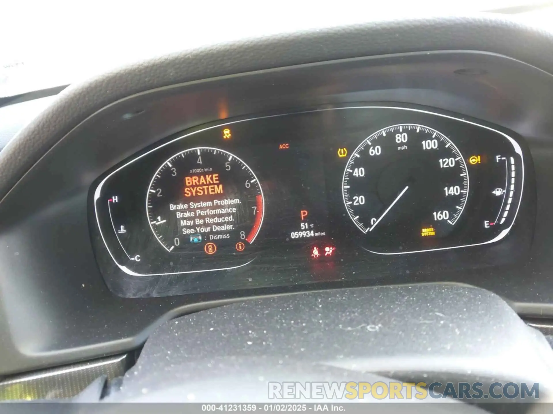 7 Фотография поврежденного автомобиля 1HGCV1F39KA007131 HONDA ACCORD 2019