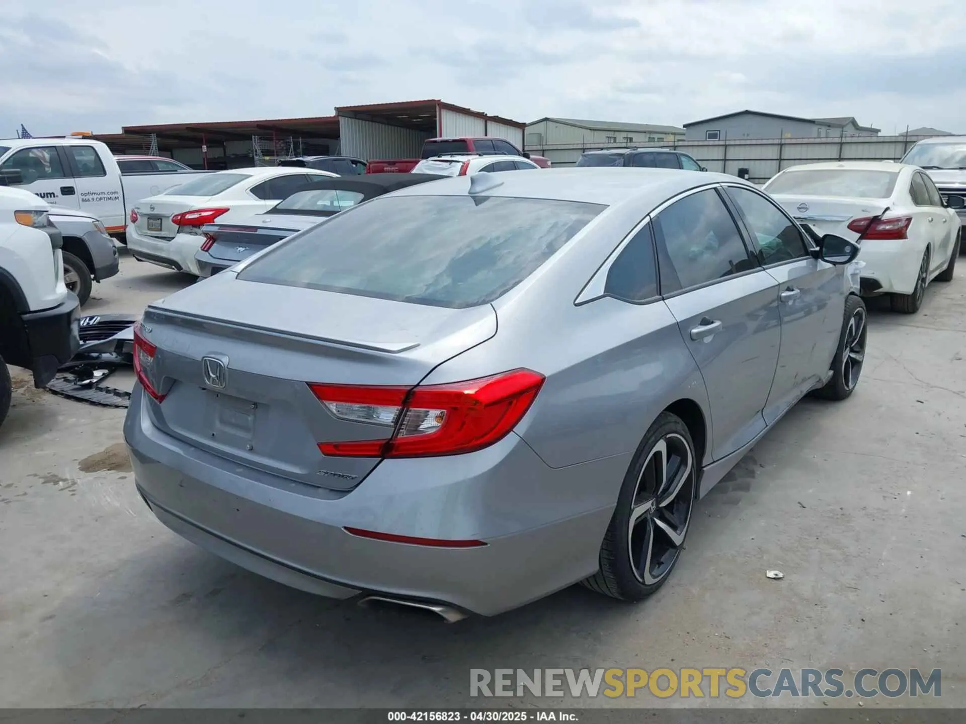 4 Фотография поврежденного автомобиля 1HGCV1F3XKA016565 HONDA ACCORD 2019