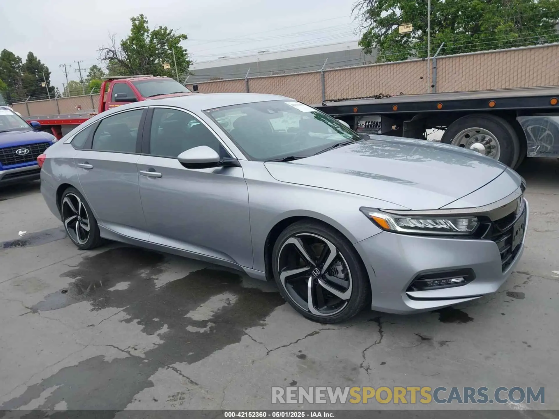 1 Photograph of a damaged car 1HGCV1F3XKA023757 HONDA ACCORD 2019