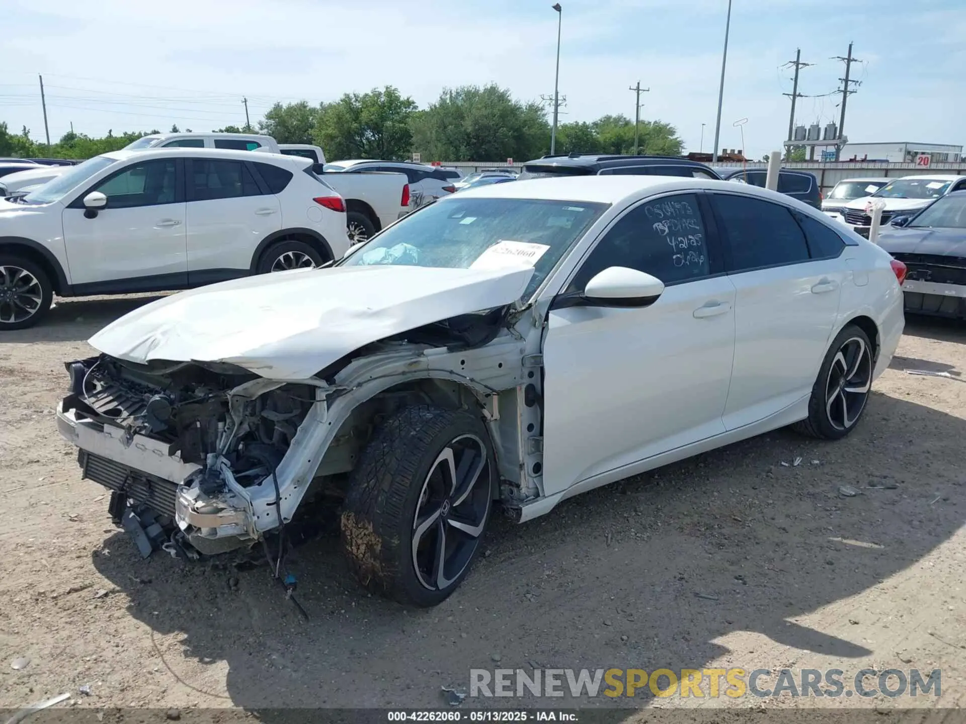 2 Photograph of a damaged car 1HGCV1F3XKA070626 HONDA ACCORD 2019