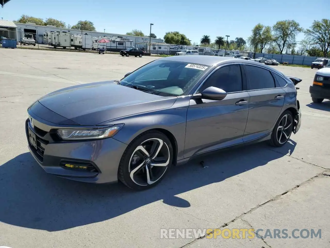 1 Photograph of a damaged car 1HGCV1F3XKA174131 HONDA ACCORD 2019