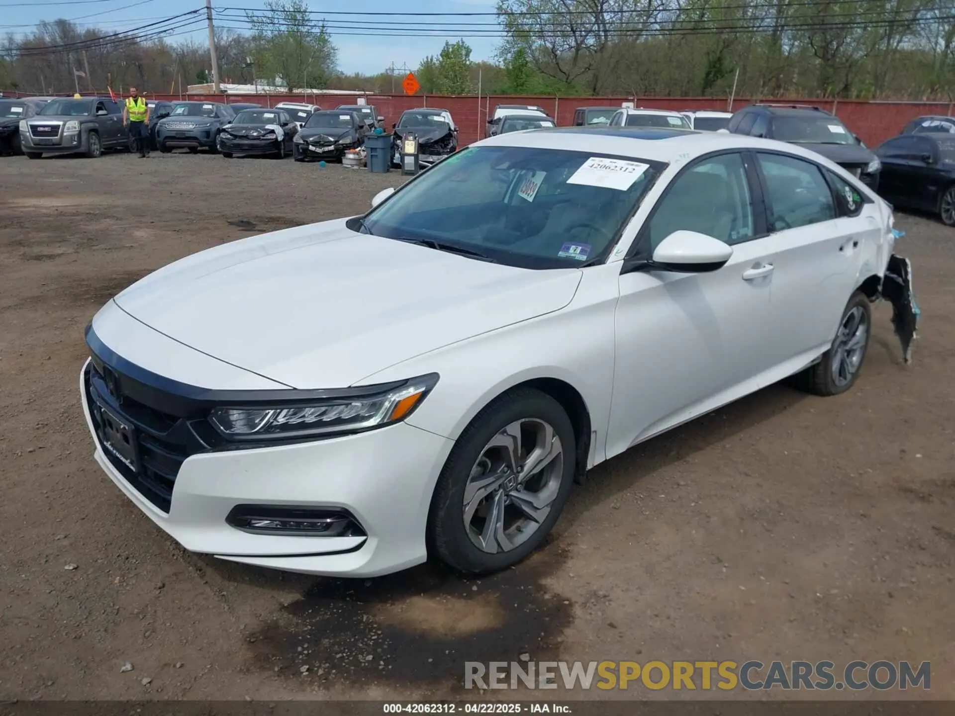 2 Photograph of a damaged car 1HGCV1F41KA106356 HONDA ACCORD 2019