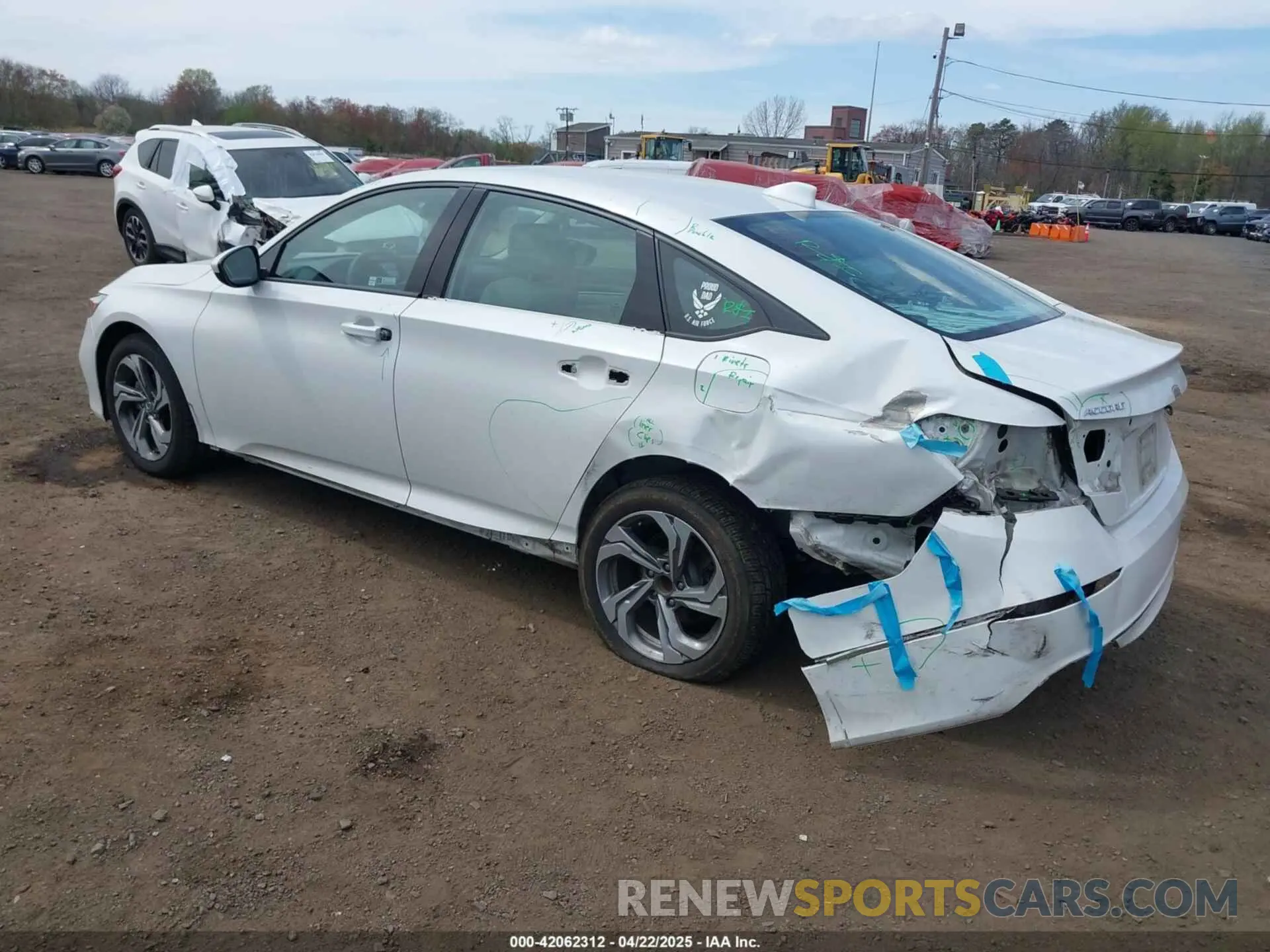 3 Photograph of a damaged car 1HGCV1F41KA106356 HONDA ACCORD 2019