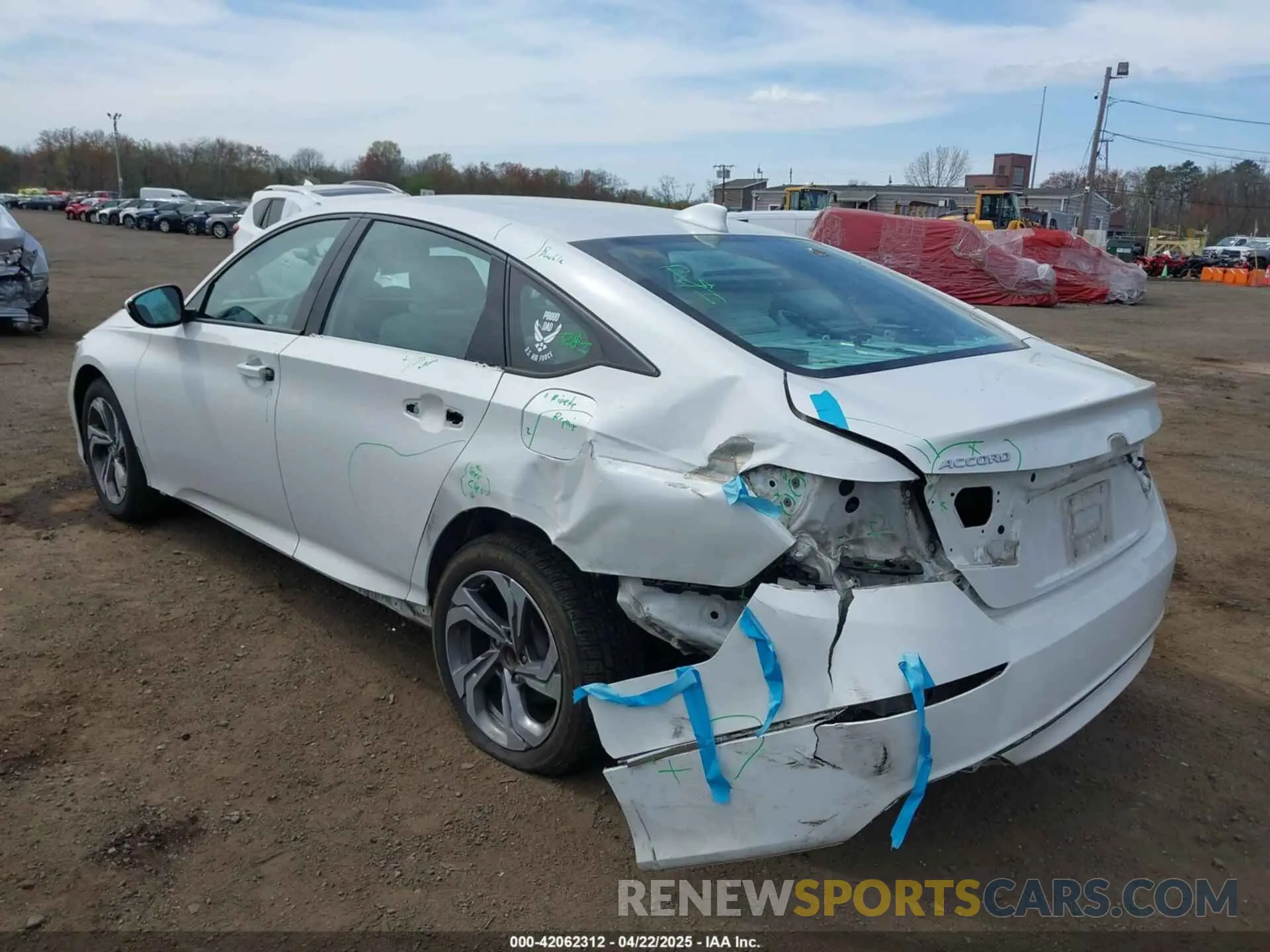 6 Photograph of a damaged car 1HGCV1F41KA106356 HONDA ACCORD 2019