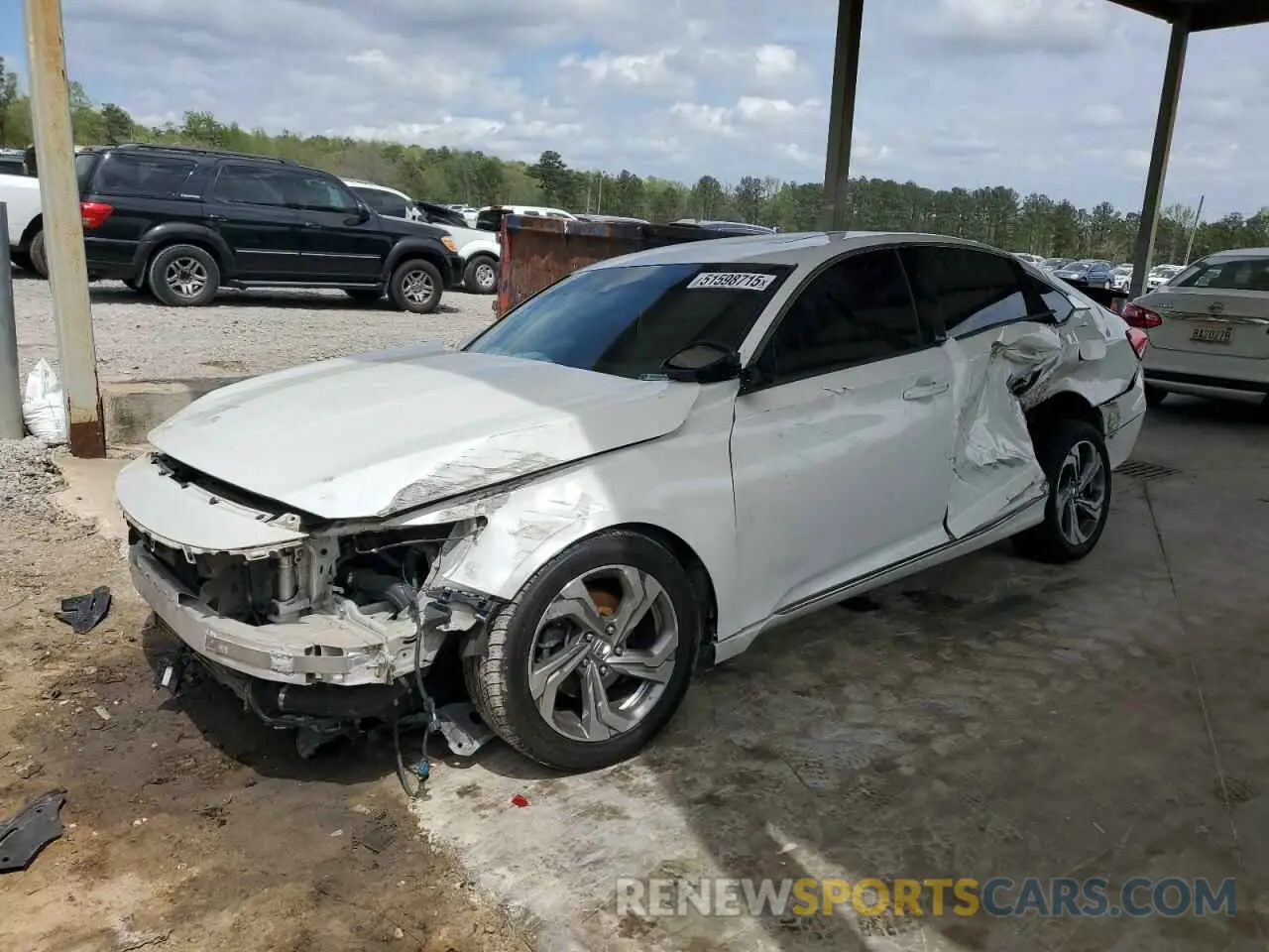 1 Photograph of a damaged car 1HGCV1F42KA046409 HONDA ACCORD 2019