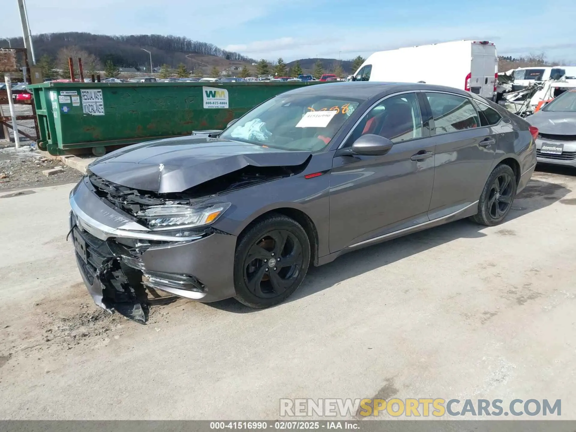 2 Photograph of a damaged car 1HGCV1F45KA072888 HONDA ACCORD 2019