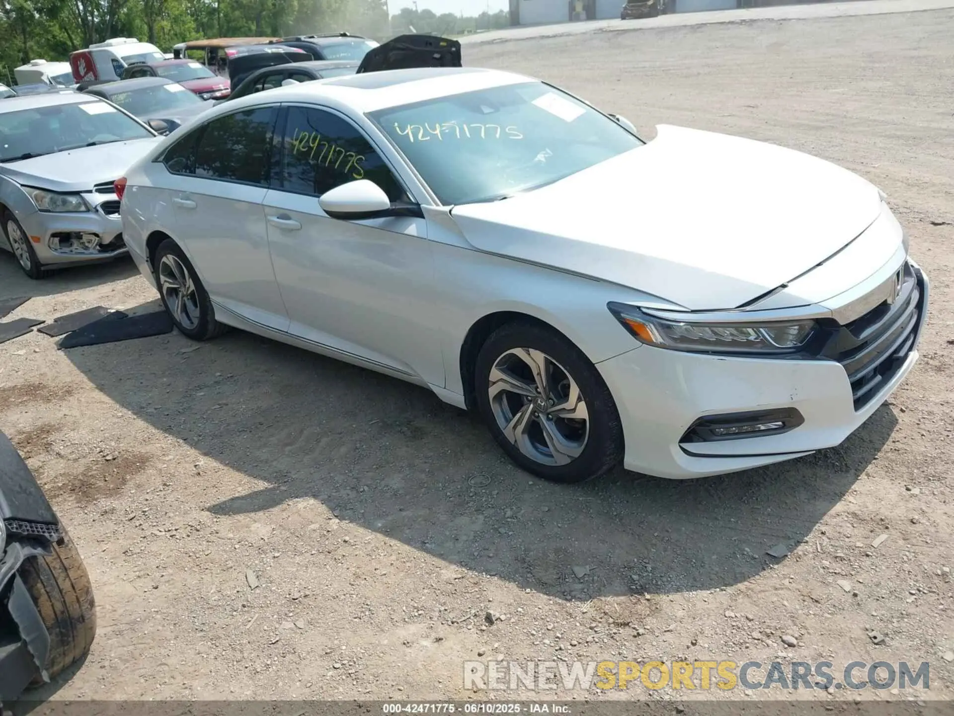 1 Photograph of a damaged car 1HGCV1F48KA162147 HONDA ACCORD 2019