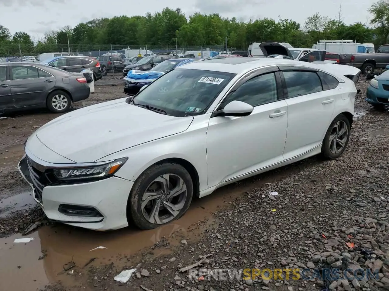 1 Photograph of a damaged car 1HGCV1F4XKA160108 HONDA ACCORD 2019